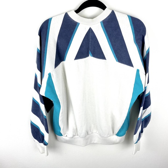 Vintage 80s 90s Nike Rugby Union Colorblock Crewneck Embroidered Size L - Picture 6 of 7